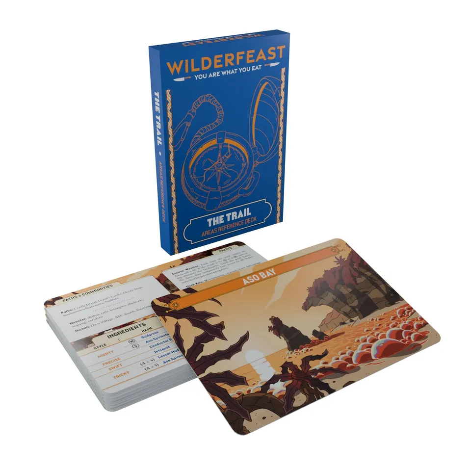 Wilderfeast The Trail mazzo 40 carte area formato tarot