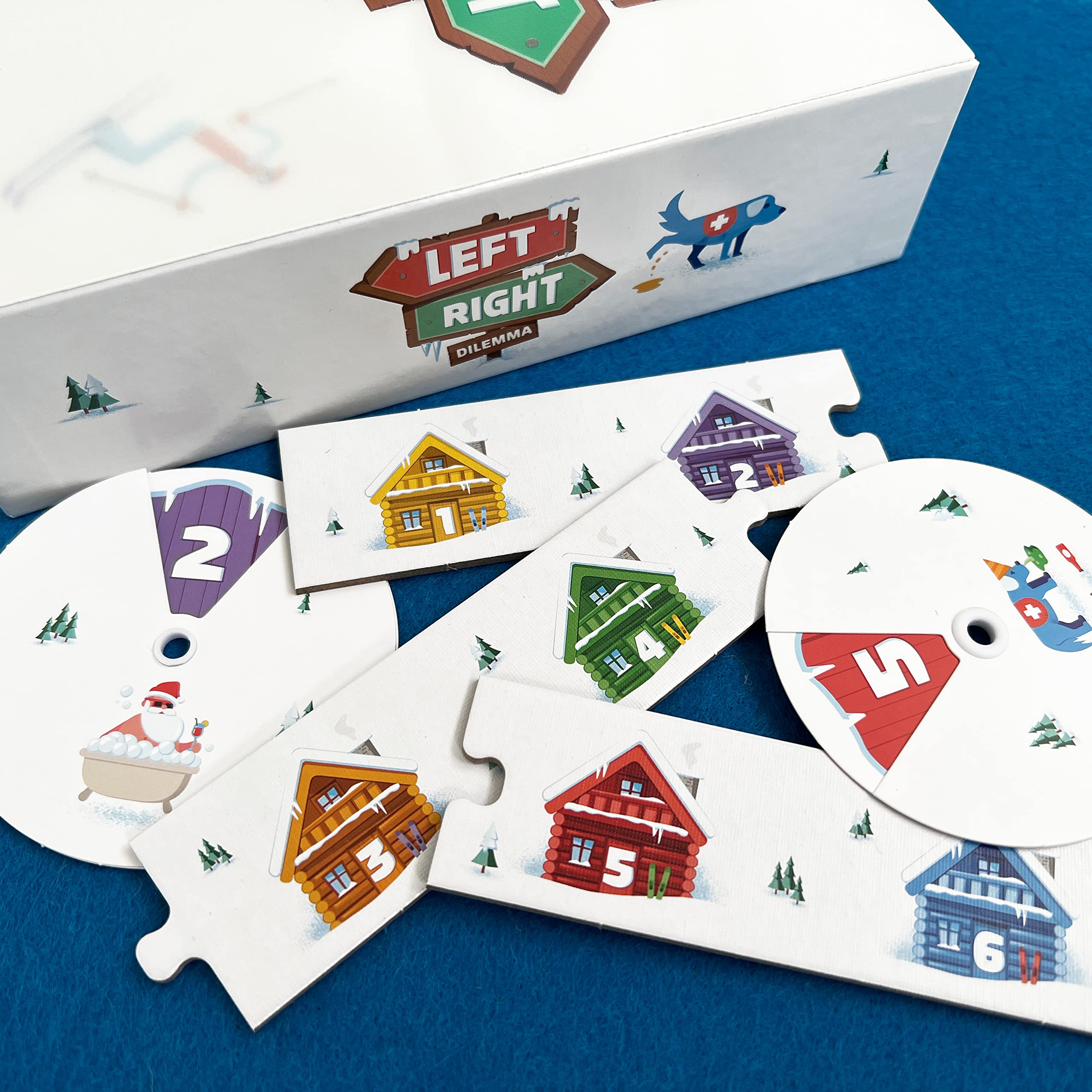 Asmodee Left Right Dilemma gioco da tavolo per adulti 18+ 3-6
