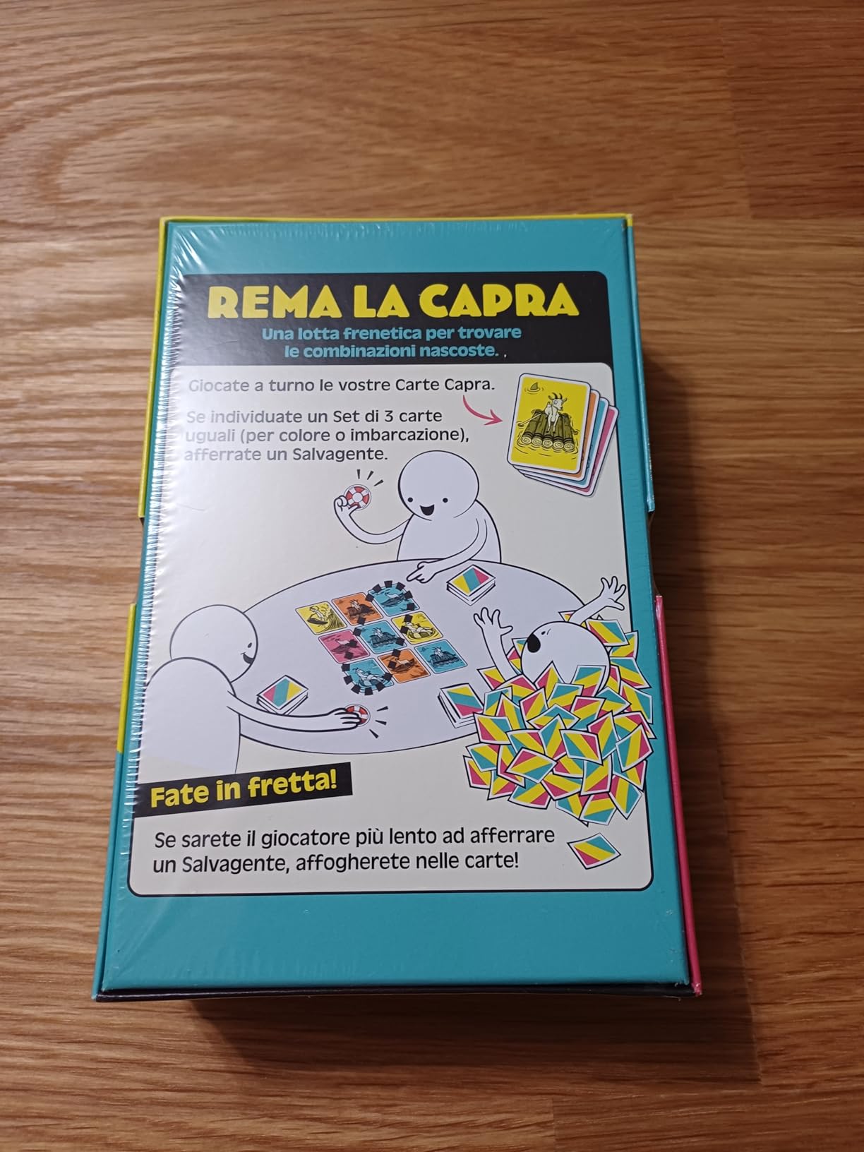 Asmodee Party Games Rema la Capra gioco carte 2-6 giocatori