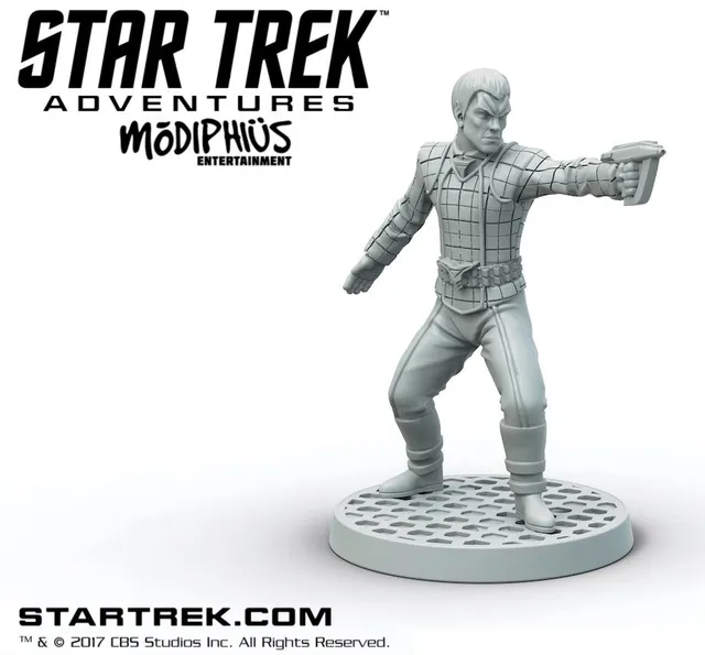 Star Trek Adventures TNG Romulan Uhlan Male miniatura STL 32mm