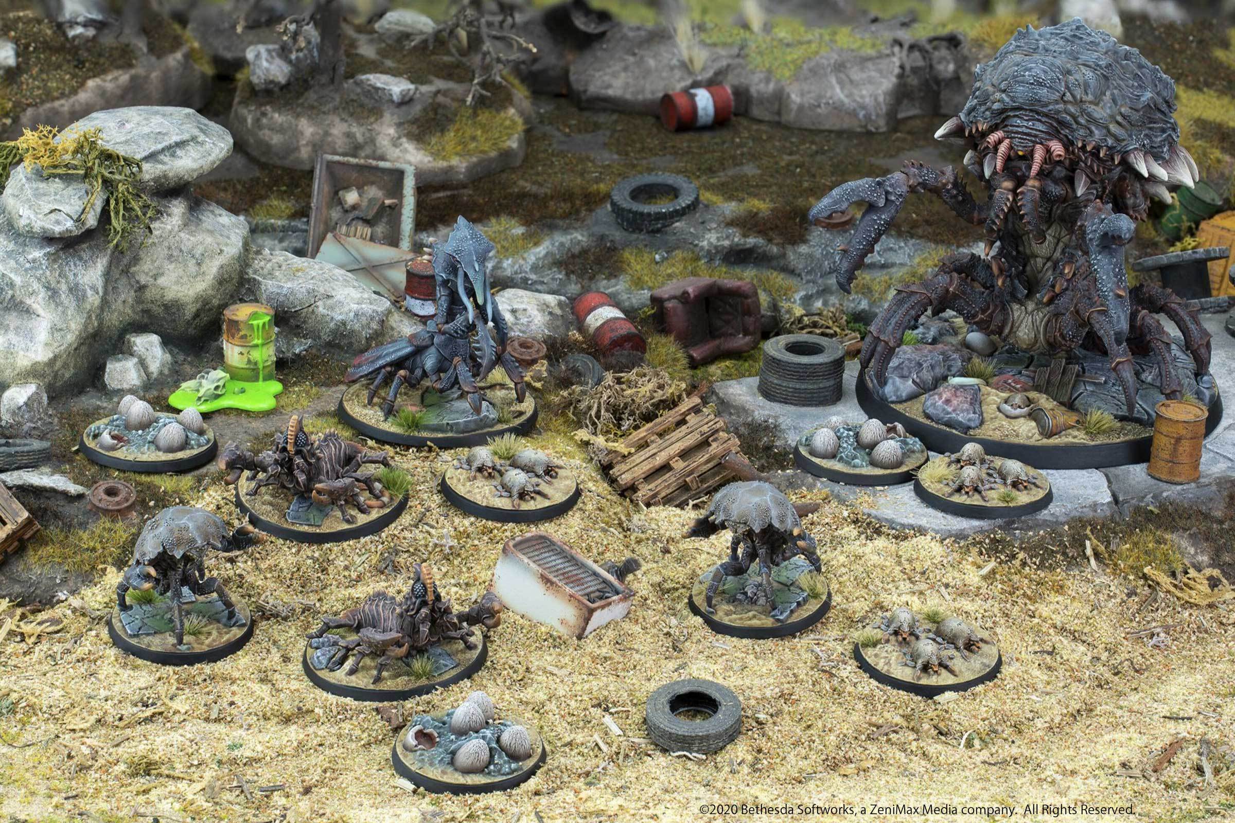 Fallout Wasteland Warfare Mirelurk Bundle set miniature mostri