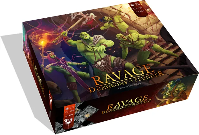 Ravage Dungeons of Plunder gioco da tavolo orchi modalità co-op solo