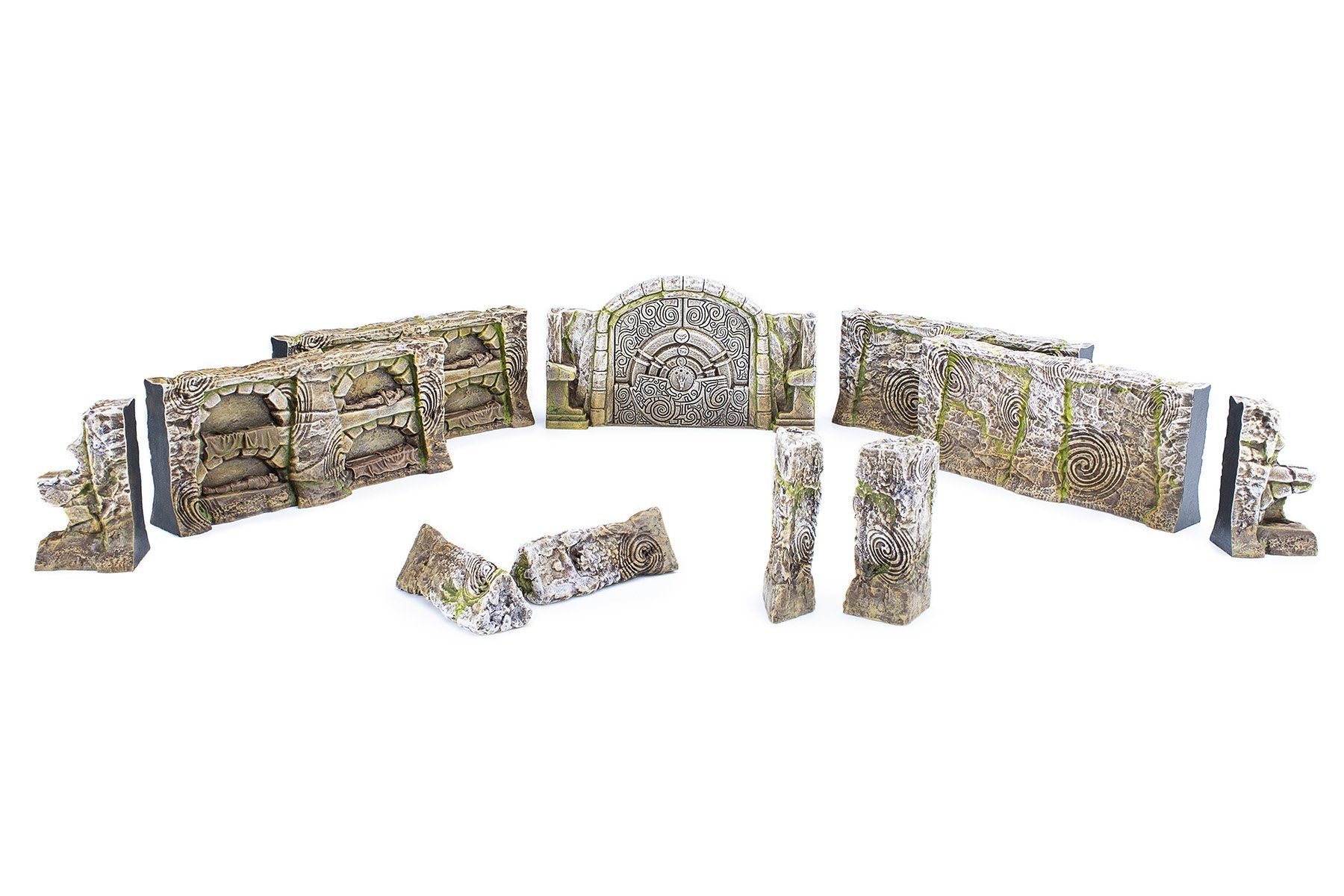 Modiphius Call to Arms set scenico Bleak Falls Barrow resina