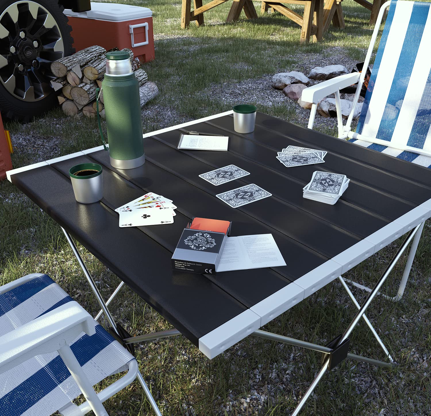 Cards&Co Backpacker carte da gioco plastica scatola alluminio
