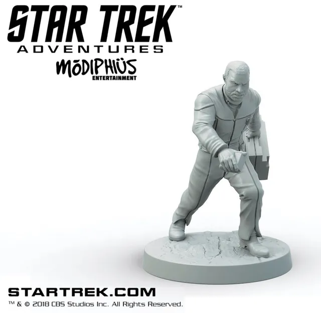 Star Trek Adventures TNG Away Team Human Male file STL 32mm