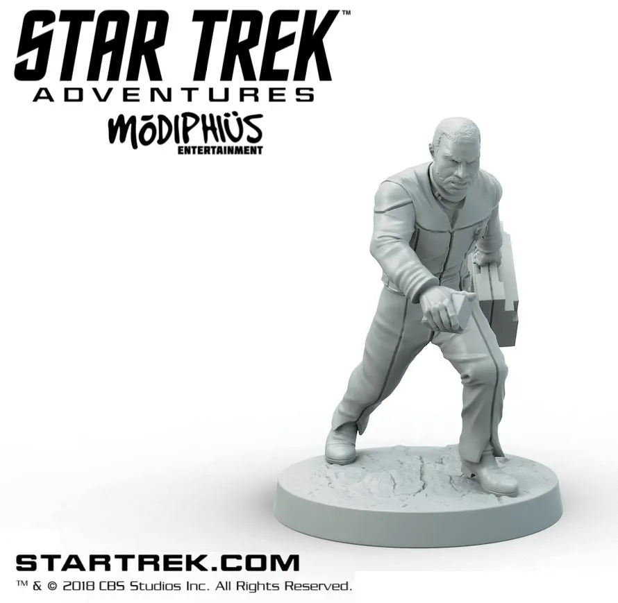 Star Trek Adventures TNG Away Team Human Male file STL 32mm