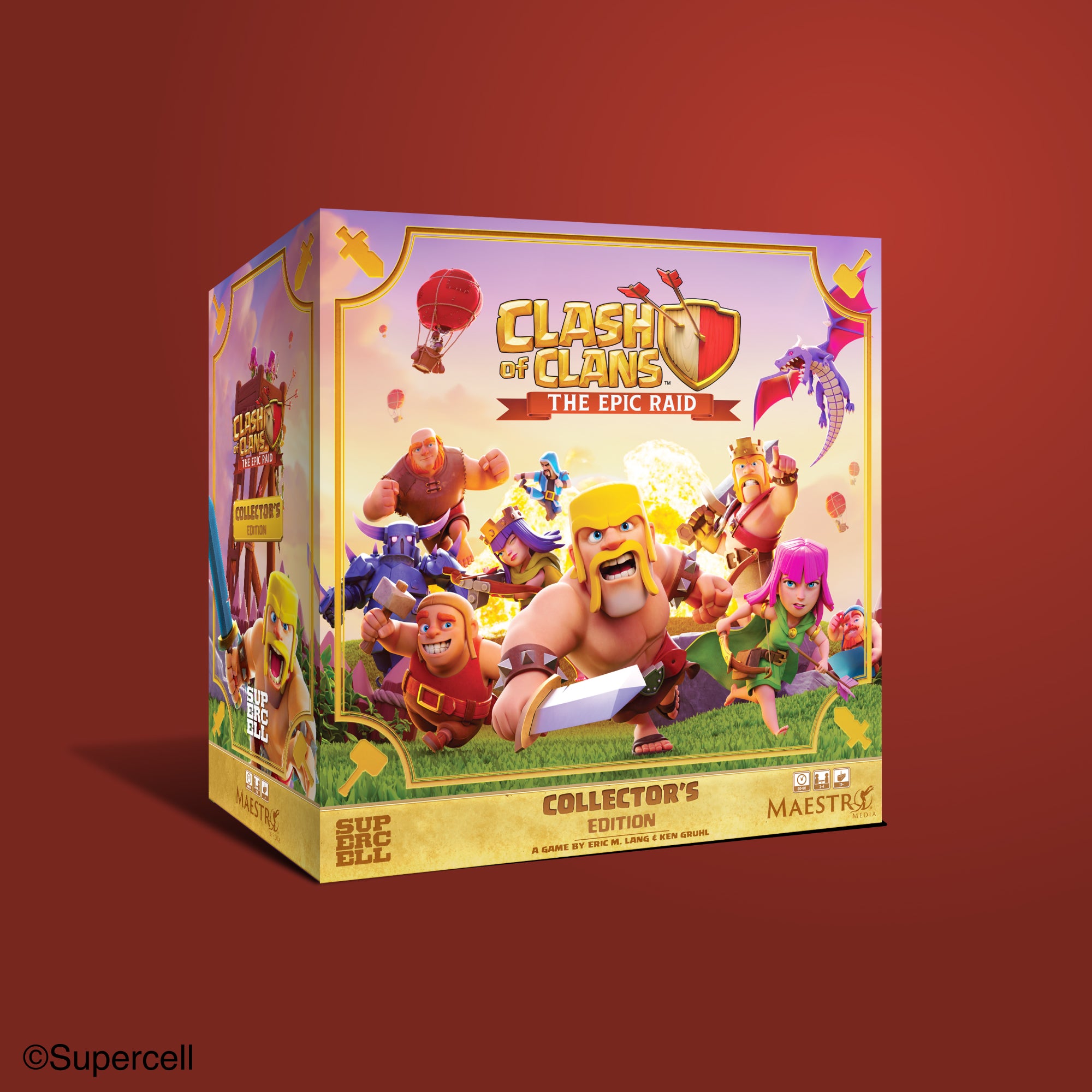 Maestro Media Clash of Clans Epic Raid Collector's Gioco Tavolo