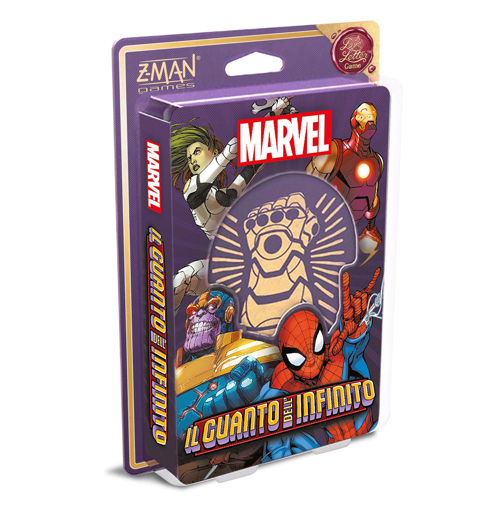 Marvel Il Guanto dell'Infinito gioco di carte Thanos 2-6 giocatori