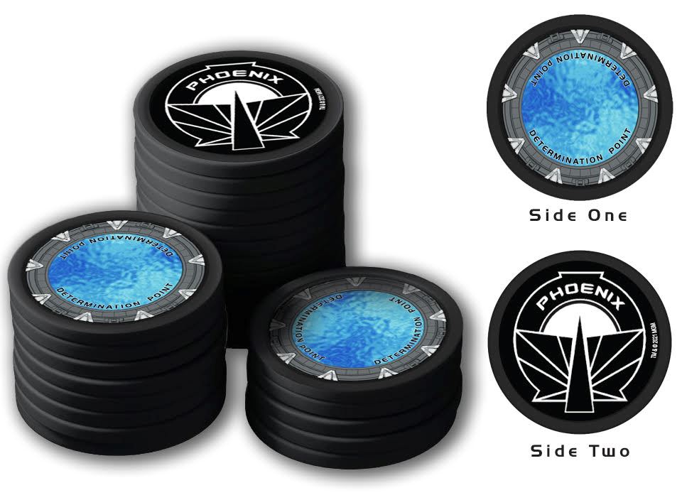 Modiphius Stargate SG-1 Determination Point Chips Gettoni 25pz