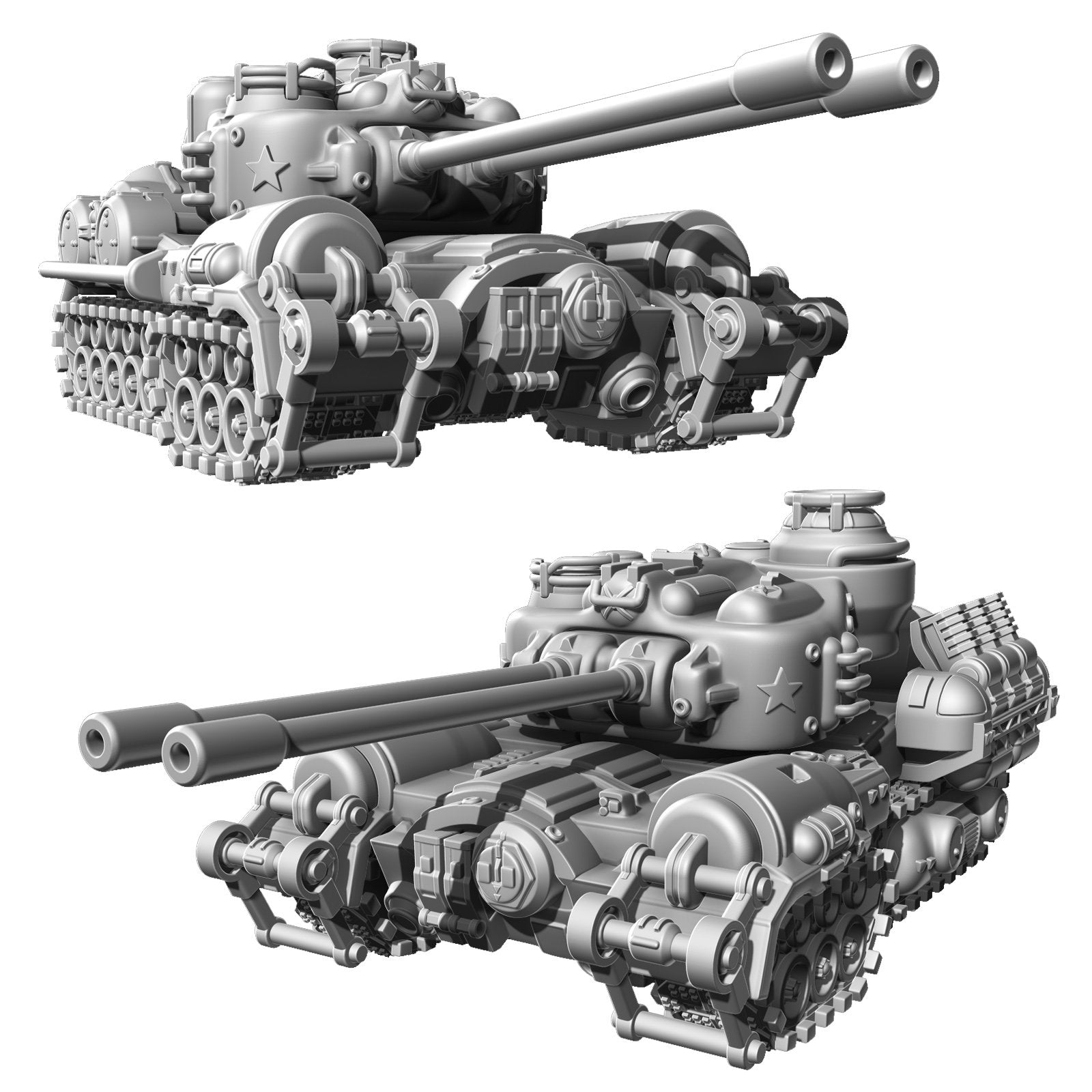 Modiphius Fallout Tank file STL stampa 3D Wasteland Warfare