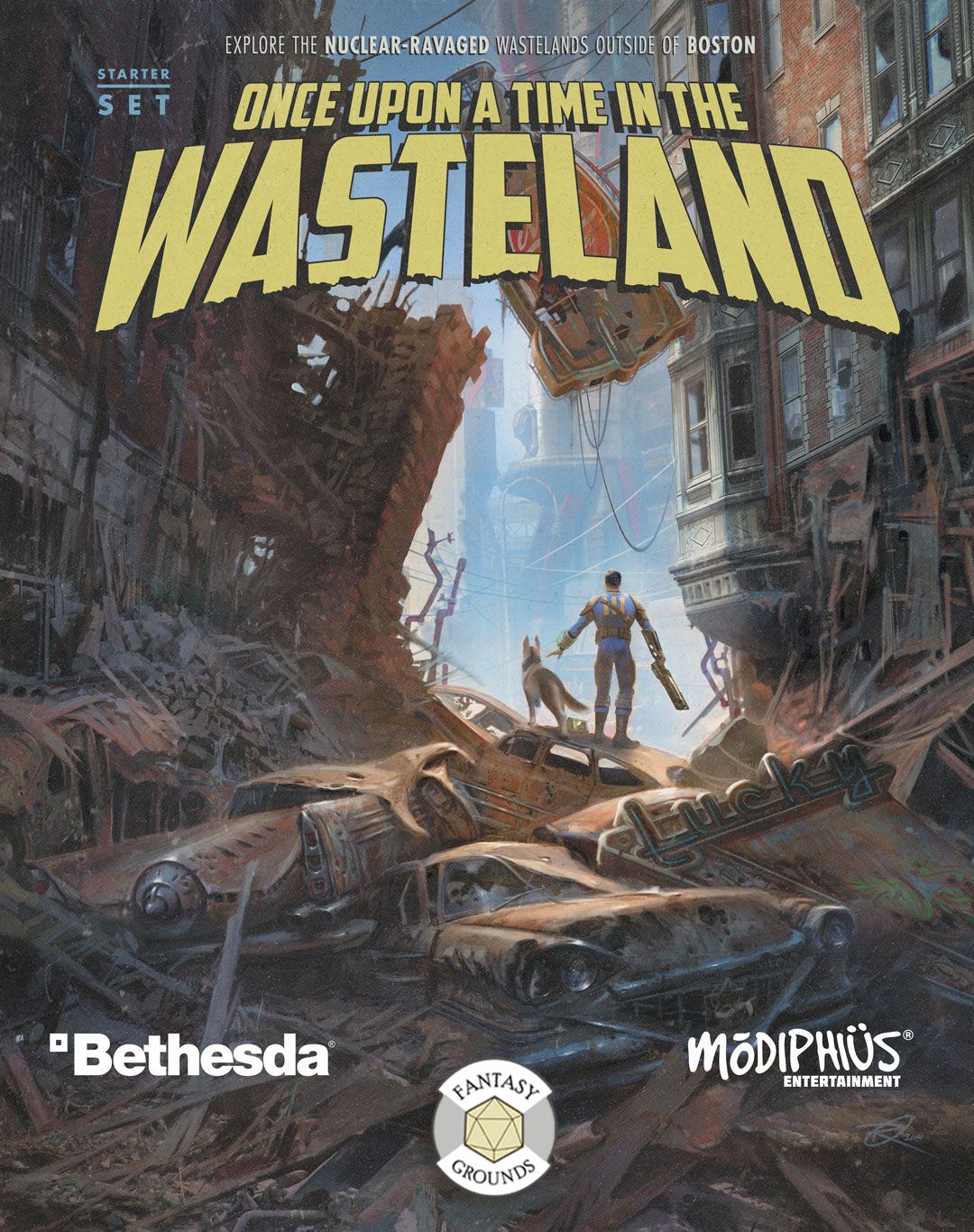 Modiphius Fallout 2d20 Once Upon a Time in the Wasteland modulo VTT