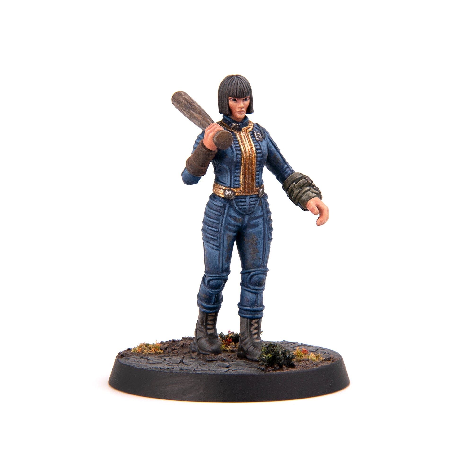 Modiphius Fallout Female Hero Vault Dwellers miniature 4 pezzi plastica