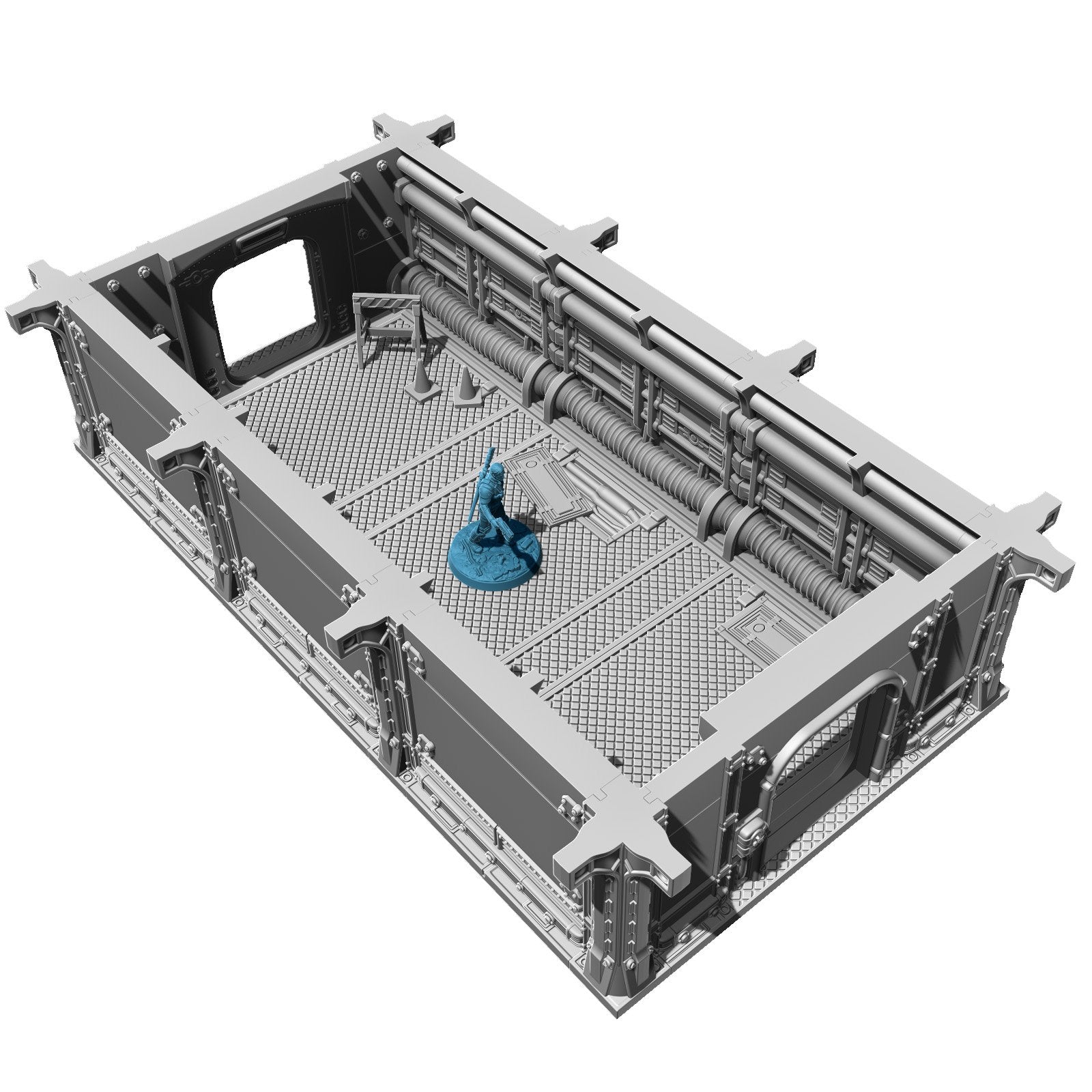 Modiphius Fallout: Wasteland Warfare File STL Vault Flooring Pack digitale