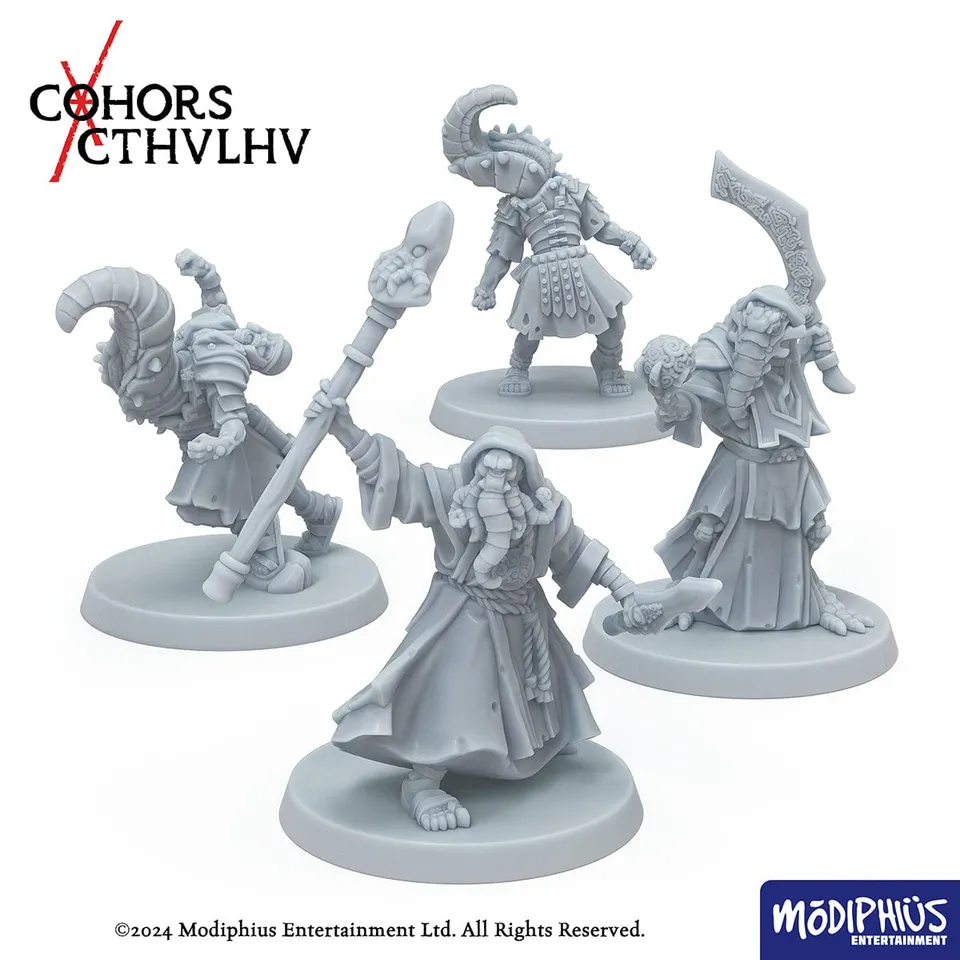 Modiphius Cohors Cthulhu File STL Mostri Set 1 28mm