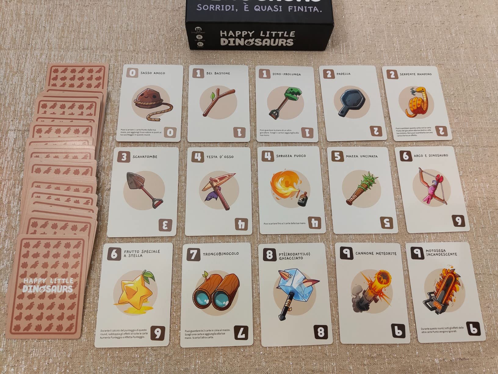 Asmodee Happy Little Dinosaurs Carte Gioco Base 2-4 giocatori